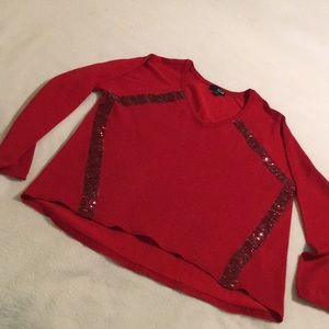 Red sweater size medium